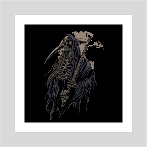 Death Skull , an art print by Headz Mallari - INPRNT