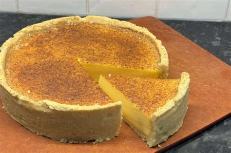 Custard Tart with Nutmeg - Geoff's Baking Blog