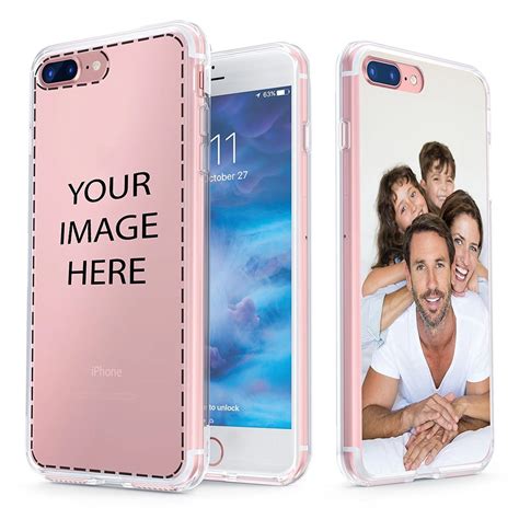 Custom Personalized Make your Photo pattern images New Soft Clear Phone Case Cover For iPhone 7 ...