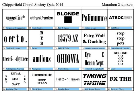 Free Printable Dingbats With Answers | James Crossword Puzzles