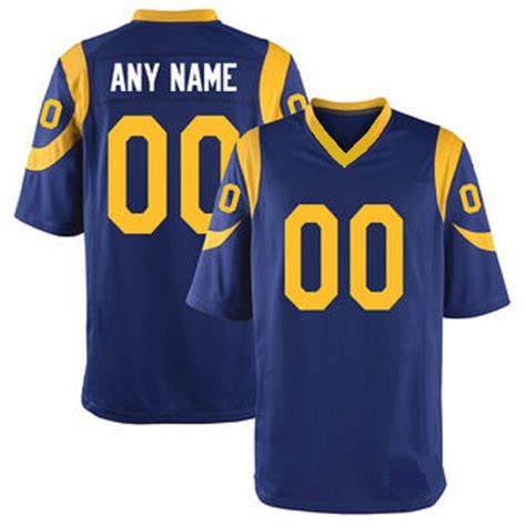 Los Angeles Rams Style Customizable Throwback Jersey – Best Sports Jerseys