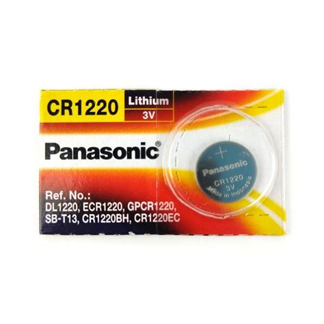 Panasonic-CR1220 3V Button Cell Battery (1pcs)