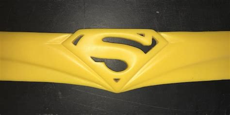 Superman tribute replica rubber costume belt prop Dawn of