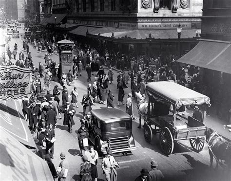 C. 1925 Downtown Crossing Boston by Historic Image | Boston history ...