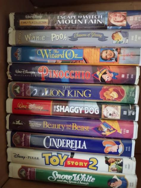 WALT DISNEY VHS Lot Beauty And The Beast, Lion King Etc Lot Of 10 Movies! EUR 27,35 - PicClick FR