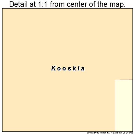 Kooskia Idaho Street Map 1644110