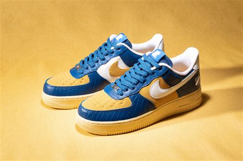 Nike x Undefeated Air Force 1 Low 5 On It Blue Yellow Online Entry Form