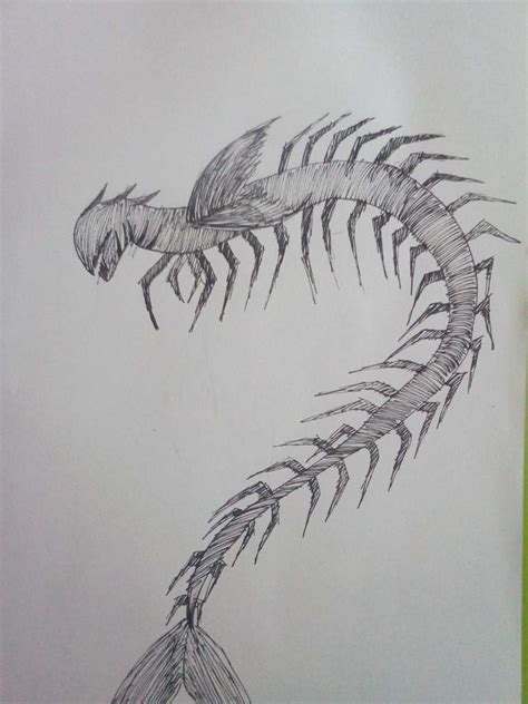 Sea monster #creepy #inkpen | Art Amino