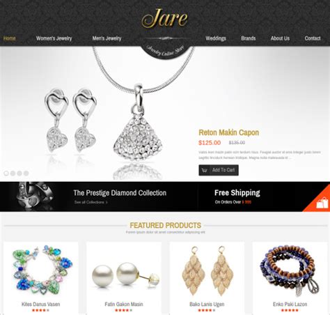 37+ Jewelry Website Themes & Templates | Free & Premium Templates