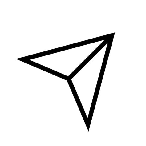 Premium Vector | Paper airplane logo