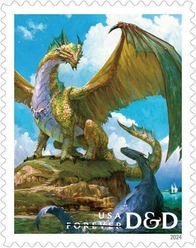 US Postal Service Celebrates Dungeons & Dragons With New Stamps