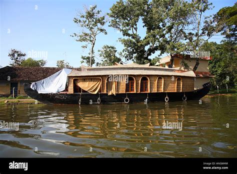 A houseboat or kettuvallam at Kerala, India Stock Photo - Alamy