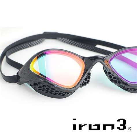 LANE4 iron3 Performance & Fitness Swim Goggle - Hydrodynamic Design , Anti-fog UV Protection for ...