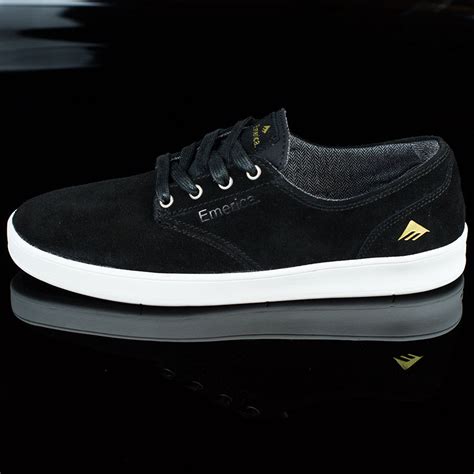 The Romero Laced Shoes Black, White In Stock at The Boardr