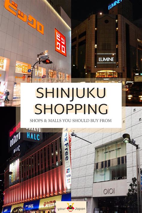 Shinjuku Shopping – 10 Shops & Malls You Should Buy From | Tokyo japan travel, Japan travel ...