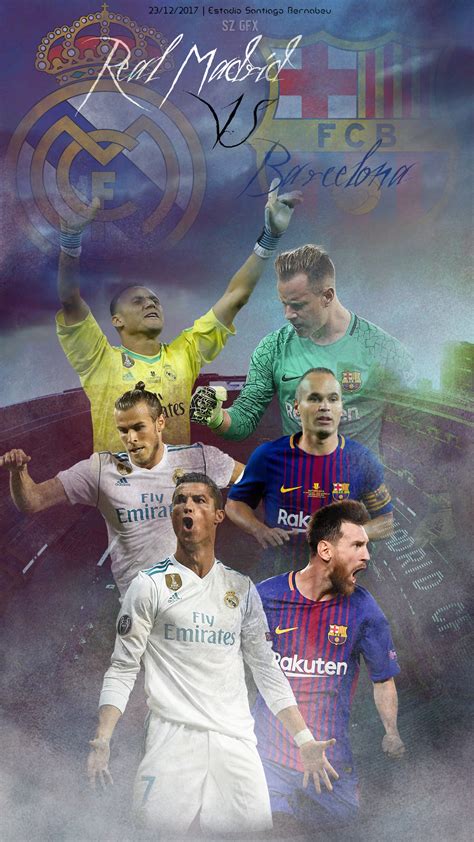 El Clasico Wallpaper | Real Madrid vs Barcelona by ScleaverZer0ne on DeviantArt