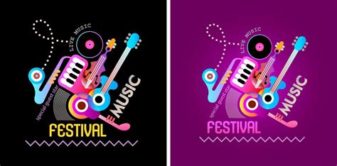 Music Festival Banner Designs 11163437 Vector Art at Vecteezy