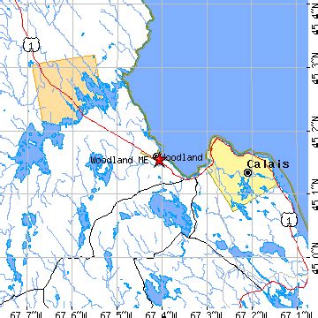 Woodland, Maine (ME) ~ population data, races, housing & economy