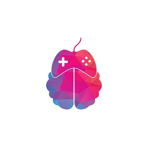 Brain game logo vector. Brain and game logo design 13885425 Vector Art ...