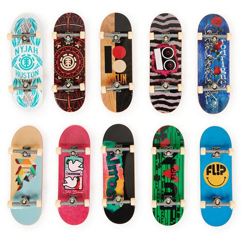 Buy TECH DECKDLX Pro 10-Pack of Collectible Fingerboards, For Skate Lovers, Kids Toy for Ages 6 ...