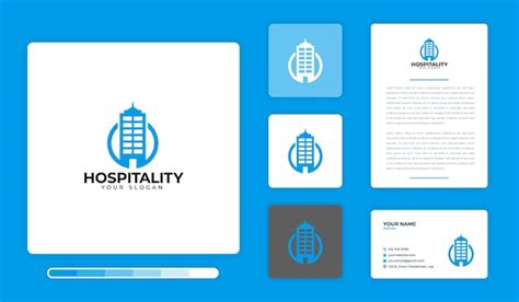 Premium Vector | Hospitality logo design template