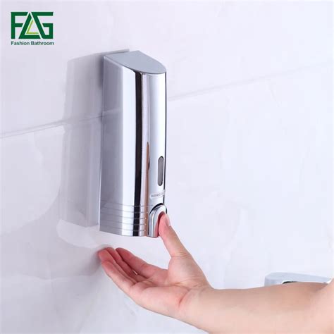 FLG Soap Dispenser Touch Sanitizer Hand Washing Liquid Bottle dispenser, Wall mounted ...