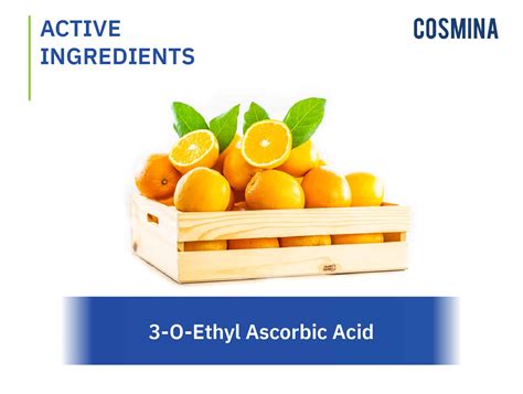 3-O-Ethyl Ascorbic Acid (วิตามินซีเข้มข้น) - COSMINA