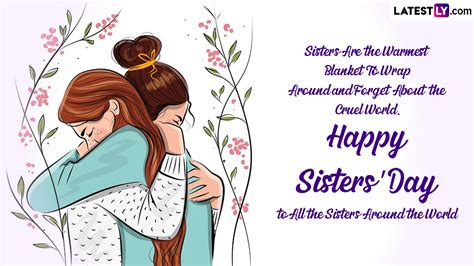 Sisters Day 2023 Messages & HD Images: Wishes, Greetings, Quotes ...