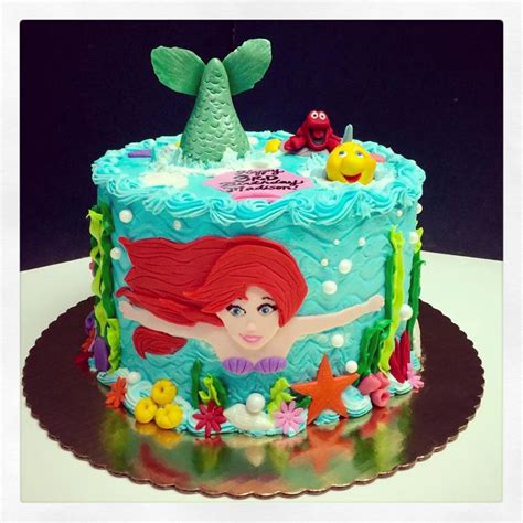 Little Mermaid Cake - CakeCentral.com