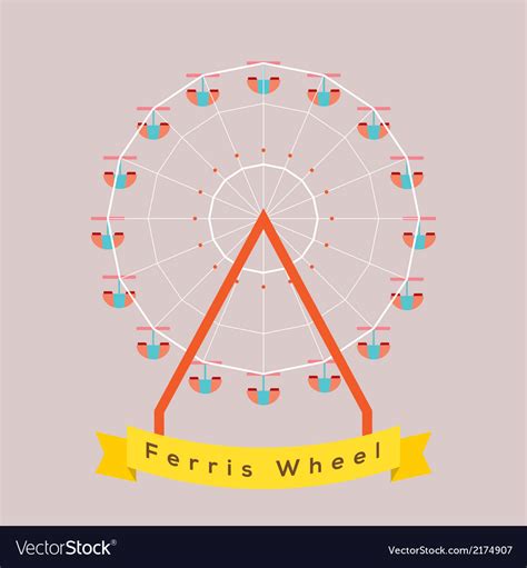 Ferris wheel vector art - Download vectors - 2174907