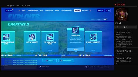 Live on fais les défi de FORTNITE - YouTube