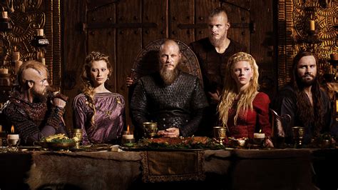 Epic Vikings HD Wallpaper Featuring Iconic Characters