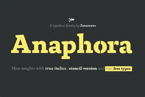 Anaphora Font Family - All Free Fonts