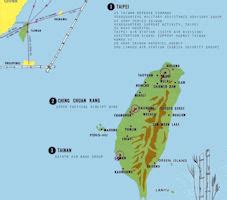 Taiwan Military Bases Map