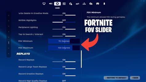 New FOV Slider in Fortnite explained | esports.gg