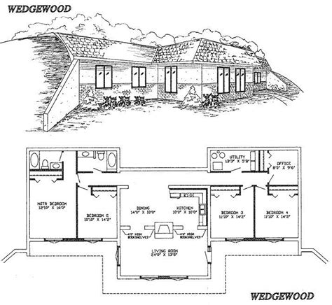 26 Luxury Hiline Home Plans | Underground homes, Earth sheltered homes ...