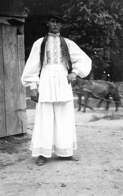 Man in costume, Ðakovo, Croatia (former Yugoslavia), circa 1930-1937 ...