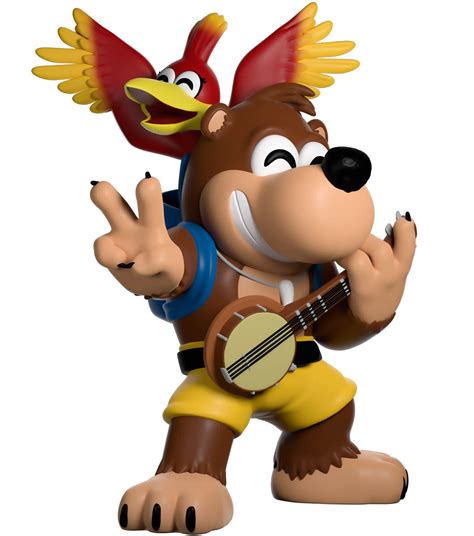 Buy Youtooz Banjo Kazooie Vinyl Figure, 4.5” Action Figure, Banjo The Bear with his Friend ...