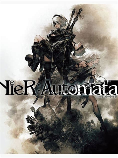 "NieR: Automata Artwork" Art Board Print for Sale by TheBlueFlare ...