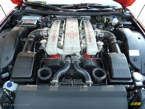 2003 Ferrari 575M Maranello F1 5.7 Liter DOHC 48-Valve V12 Engine Photo ...