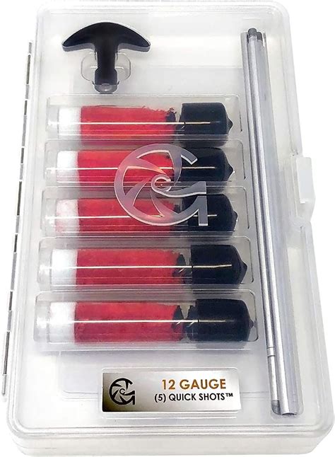 Amazon.com : 12-Gauge QuickShot Shotgun Cleaning Kit - Gun Cleaning Kit ...