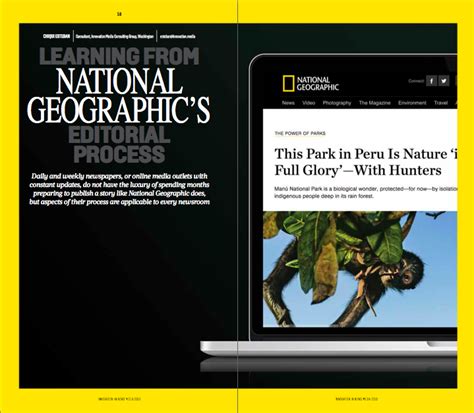 Learning from National Geographic's Editorial Process - Innovation