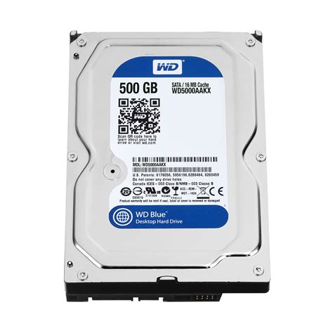 Buy WD Blue 500GB Desktop Hard Disk Drive - 7200 RPM SATA 6 Gb/s 16MB Cache 3.5 Inch ...