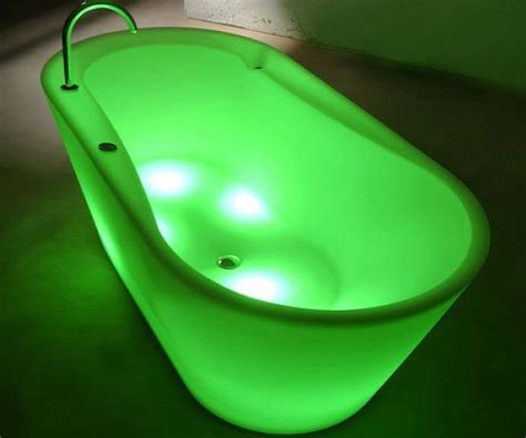 Illuminated Bath Tub -- Revamp your showerroom’s shabby interior design ...