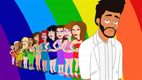 American Dad The Weeknd with Ladies by Mdwyer5 on DeviantArt