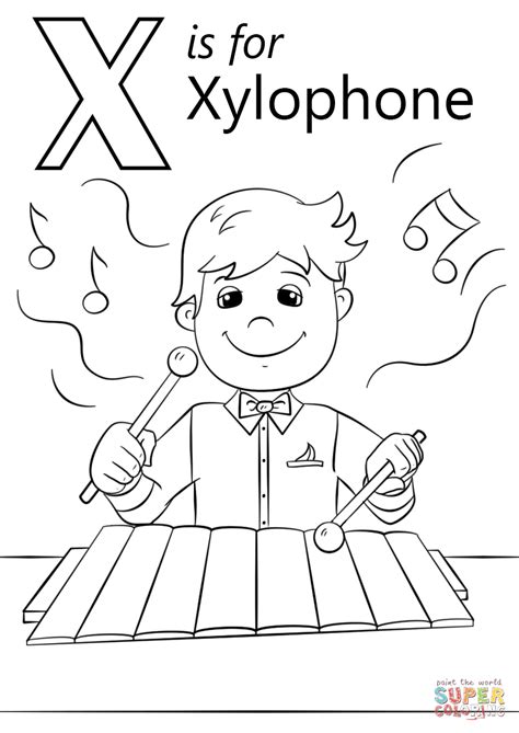 Letter X Coloring Pages - CashfvBond