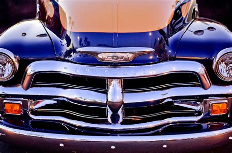 Chevrolet Pickup Truck Grille Emblem Photograph by Jill Reger | Pixels