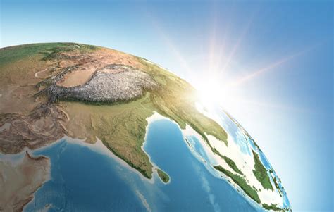 India Geographical Map 3d