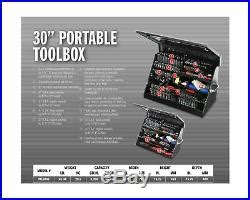 Montezuma ME300B Portable Triangle Tool Box Multi Tier 16 Gauge 30 x 15 ...