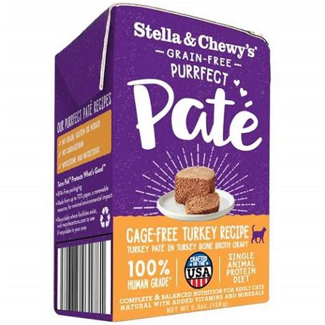 Stella & Chewy’s Purrfect Pate Grain-Free Cage-Free Turkey Wet Cat Food 5.5oz – SG Petshop